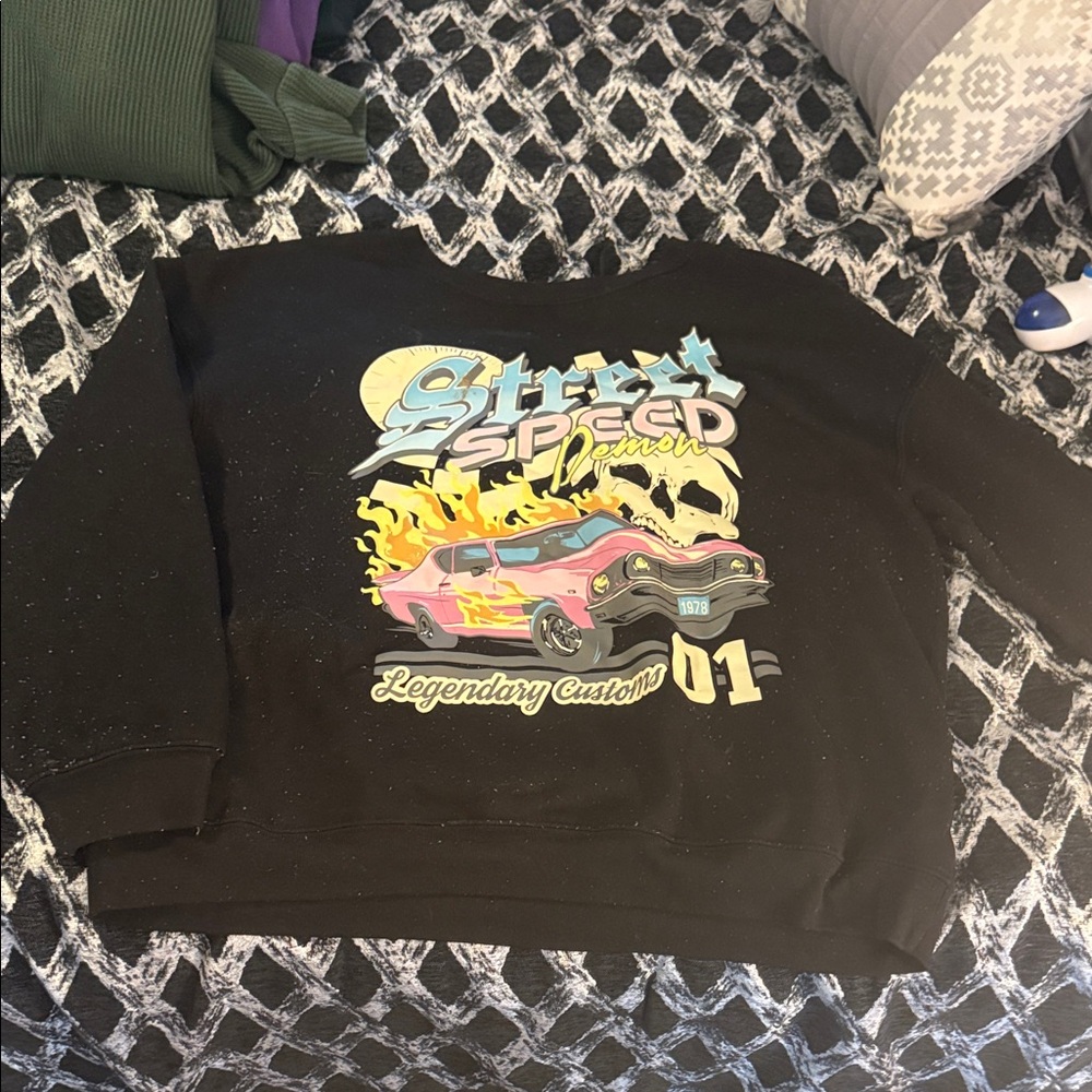 Street Speed Racer mens Black Sweatshirt